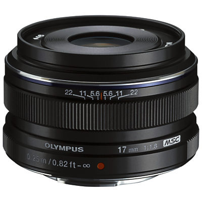 Olympus M.ZUIKO Digital 17mm f1.8 Compact Wide Angle Lens Black Olympus M.ZUIKO Digital 17mm f1.8 Compact Wide Angle Lens Black